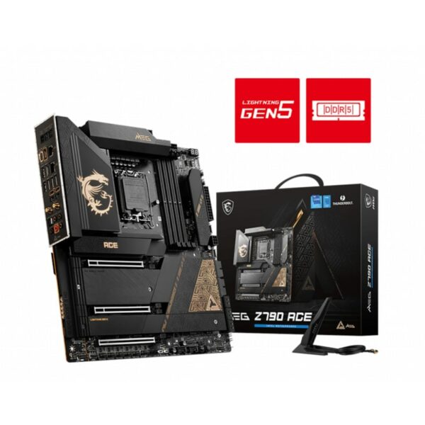 MSI MEG Z790 ACE E-ATX Mainboard Sockel 1700 TB4/M.2/WIFI/BT/LAN/mDP/USB-C