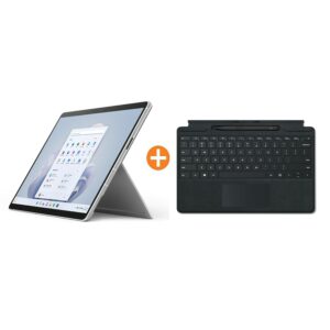 Surface Pro 9 Evo Platin 13" 2in1 i7 16GB/1TB SSD Win11 QKI-00004 KB Schwarz