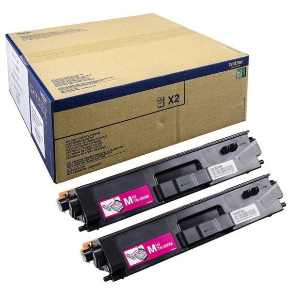 Brother TN-900M Toner Doppelpack magenta Super-Jumbo 12.000S.