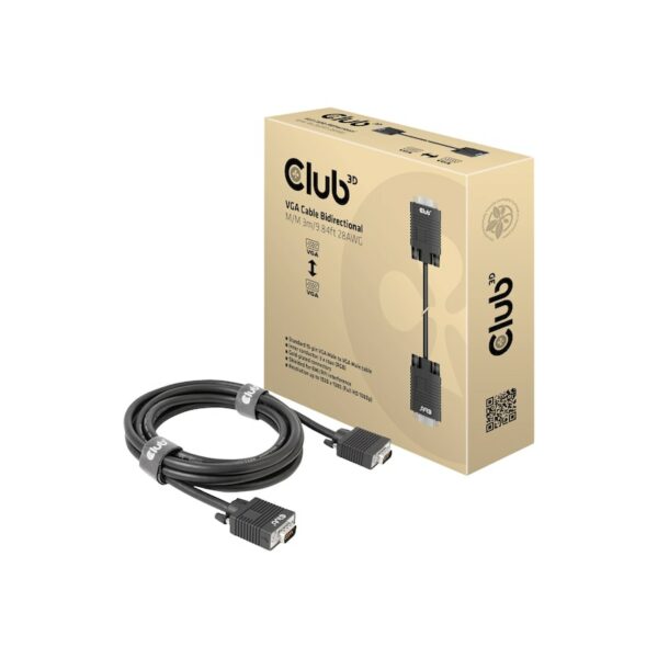 Club 3D VGA-Kabel Bidirektional St./St. 3m 28AWG