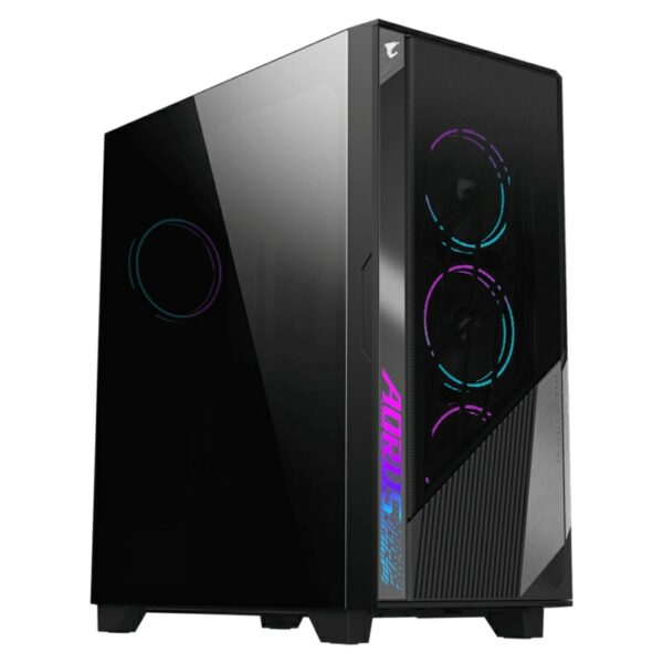 GIGABYTE AORUS C500 Glass Midi Tower Gaming Gehäuse mit Sichtfenster