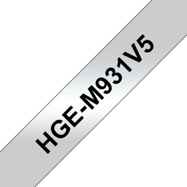 Brother HGe-M931V5 Schriftband-Multipack 5x High-Grade 12mm x 8m