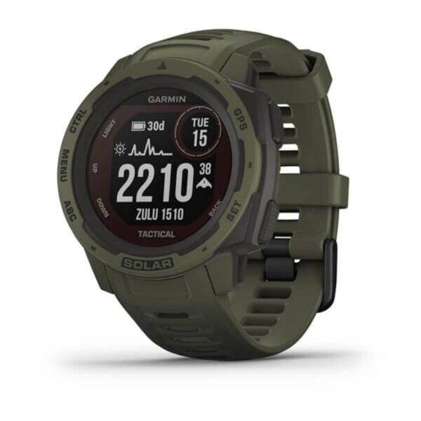 Garmin Instinct Solar Tactical Edition Sportuhr Olivgrün