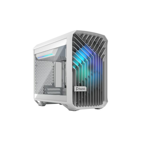 Fractal Design Torrent Nano RGB White Clear Tint Gaming Gehäuse TG Seitenfenster