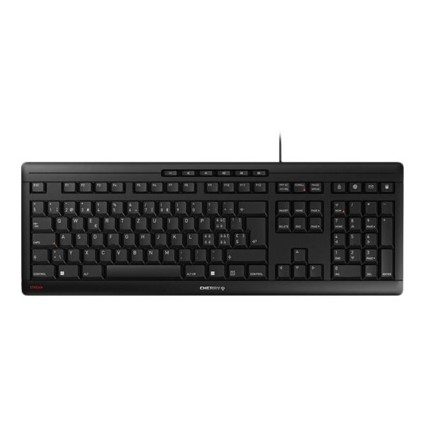 Cherry Stream Tastatur USB CH Layout schwarz