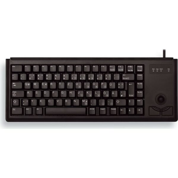 Cherry G84-4400 Compact Kabelgebundene Tastatur USB PN-Layout Schwarz