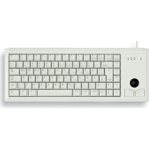 Cherry G84-4400 Compact Kabelgebundene Tastatur USB grau