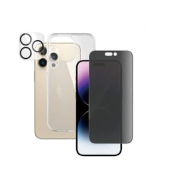 PanzerGlass für iPhone 14 Pro Max Bundle Privacy Glass+Case