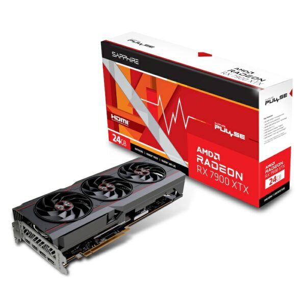 SAPPHIRE AMD Radeon RX 7900 XTX PULSE Grafikkarte 24GB GDDR6 2xHDMI/2xDP