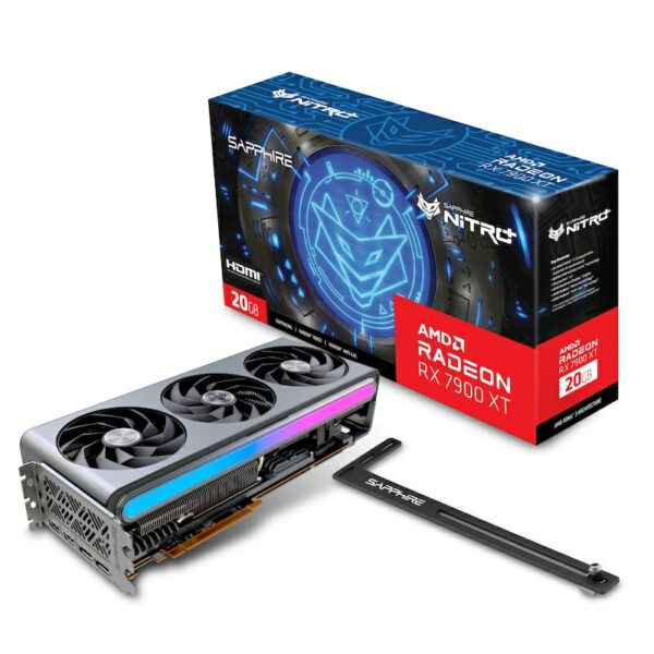 SAPPHIRE AMD Radeon RX 7900 XT Nitro+ Grafikkarte 20GB GDDR6 2xHDMI/2xDP