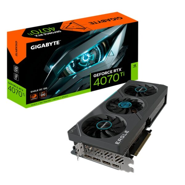 GIGABYTE GeForce RTX 4070Ti EAGLE OC 12GB GDDR6X Grafikkarte 1xHDMI 3xDP