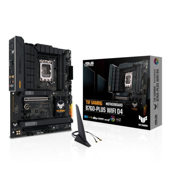 ASUS TUF GAMING B760-PLUS WIFI D4 ATX Mainboard Sockel 1700 DP/HDMI/USB-C