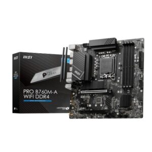 MSI PRO B760M-A WIFI DDR 4 mATX Mainboard Sockel 1700 M.2/WIFI/BT/HDMI/DP/USB-C