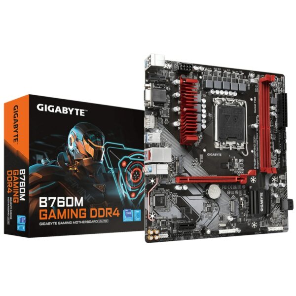 GIGABYTE B760M GAMING DDR4 mATX Mainboard Sockel 1700 M.2/HDMI/DP