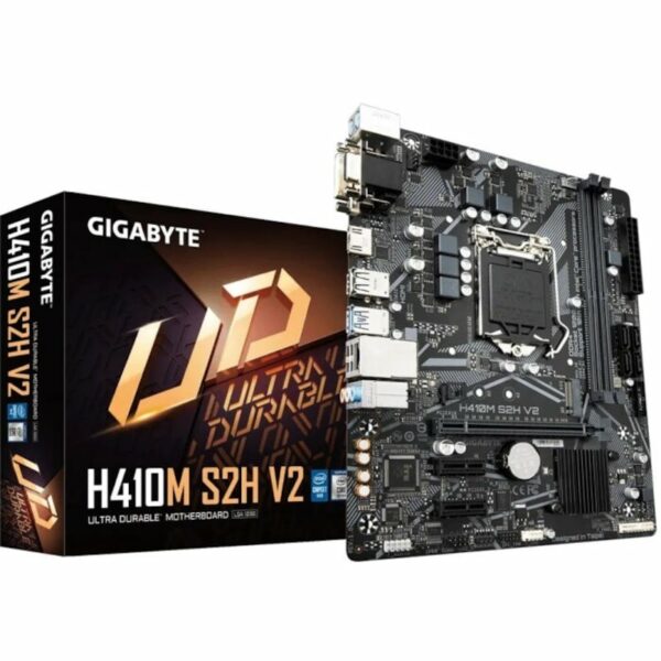 Gigabyte H410M S2H V2 mATX Mainboard Sockel 1200 HDMI/DVI/VGA/M.2/USB3.2(Gen1)