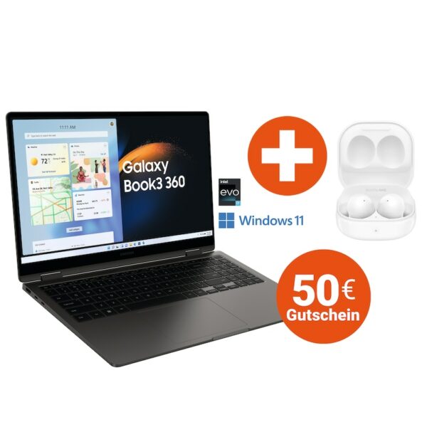 SAMSUNG Galaxy Book3 360 NP750QFG-KA2DE i7-1360P + Samsung Galaxy Buds2