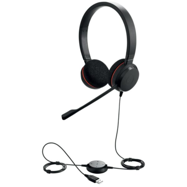 Jabra Evolve 20 MS Stereo USB Headset schwarz USB-A