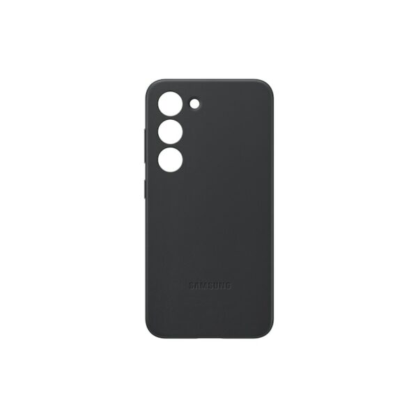 Samsung Leather Cover EF-VS911 für Galaxy S23 Schwarz