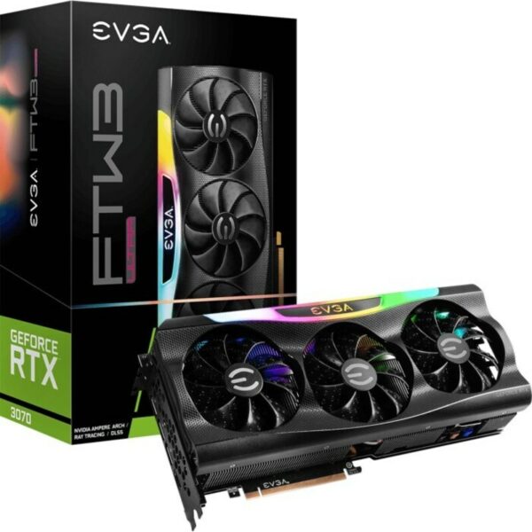 EVGA GeForce RTX 3070 FTW3 Ultra Gaming 8GB GDDR6 Grafikkarte 3xDP/HDMI