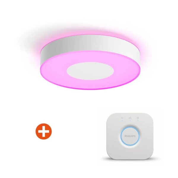 Philips Hue White & Col. Amb. Xamento Deckenleuchte M weiß 2400lm inkl. Bridge