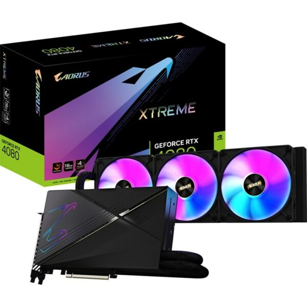 GIGABYTE AORUS GeForce RTX 4080 WaterForce 16GB GDDR6X Grafikkarte 1xHDMI