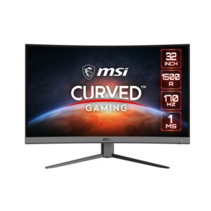 MSI Optix G32C4DE E2 80cm (31.5") FHD VA Gaming Monitor HDMI/DP 170Hz 1ms