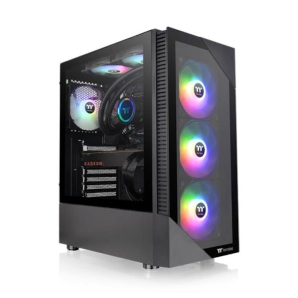 Thermaltake View 200 TG ARGB Mid Tower ATX Gehäuse Sichtfenster schwarz