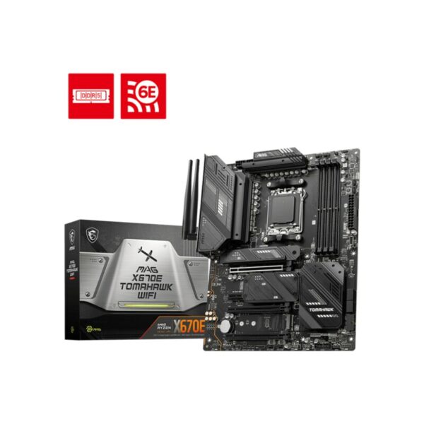 MSI MAG X670E Tomahawk Wifi ATX Mainboard Sockel AM5 4x M.2/USB-C/HDMI/DP