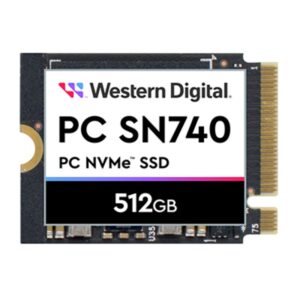 WD PC SN740 NVMe SSD 512 GB M.2 2230 PCIe 4.0 kompatibel mit Valve Steam Deck™