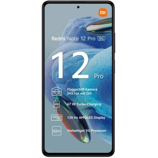 Xiaomi Redmi Note 12 Pro 5G 8/256GB Dual-SIM Smartphone midnight black EU