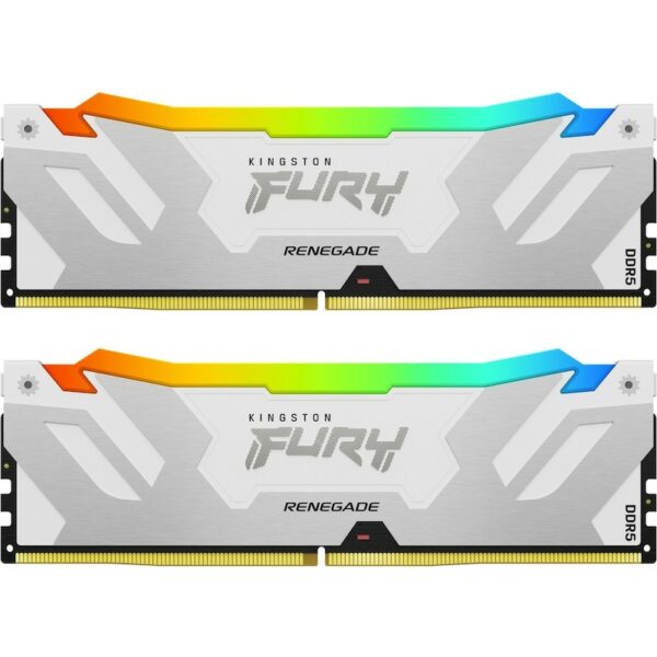 32GB (2x16GB) KINGSTON FURY Renegade RGB White DDR5-6000 CL32 RAM Speicher Kit