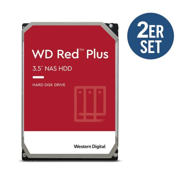 WD Red Plus 2er Set WD40EFPX - 4 TB 5400 rpm 256 MB 3