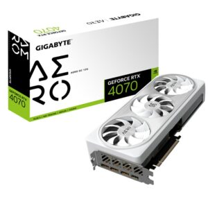 GIGABYTE GeForce RTX 4070 AERO OC 12GB GDDR6X Grafikkarte 1xHDMI 3xDP