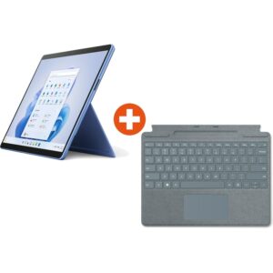 Surface Pro 9 Evo Saphirblau 13" 2in1 i5 8GB/256GB SSD Win11 QEZ-00038 KB Blau