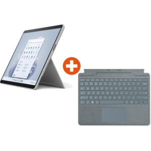 Surface Pro 9 Evo Platin 13" 2in1 i7 16GB/256GB SSD Win11 QIL-00004 KB Blau