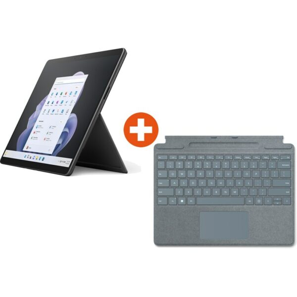 Surface Pro 9 Evo 13" 2in1 Graphit i7 16GB/256GB SSD Win11 QIL-00021 KB Blau