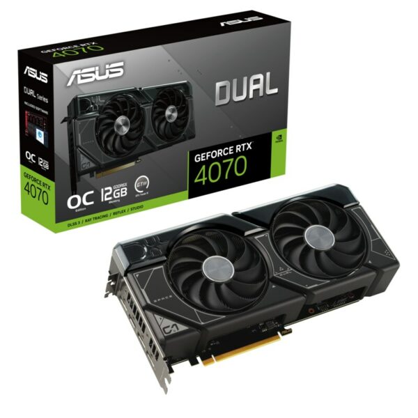 ASUS DUAL GeForce RTX 4070 OC Gaming Grafikkarte 12GB GDDR6X