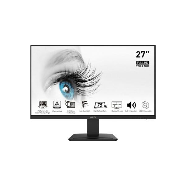 MSI Pro MP273DE 69cm (27") FHD IPS Office Monitor HDMI/DP 75Hz 5ms FreeSync