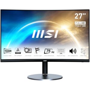 MSI Pro MP272CDE 69cm (27") FHD VA Office Monitor Curved HDMI 75Hz 5ms FreeSync