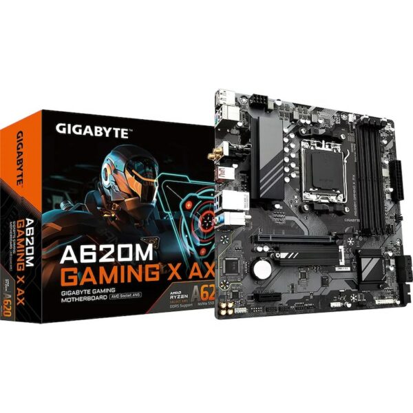 GIGABYTE A620M Gaming X mATX Mainboard Sockel AM5 HDMI/DP/M.2/WIFI/BT