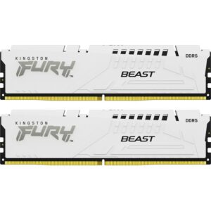 64GB (2x32GB) KINGSTON FURY Beast White XMP DDR5-5600 CL40 RAM Speicher Kit