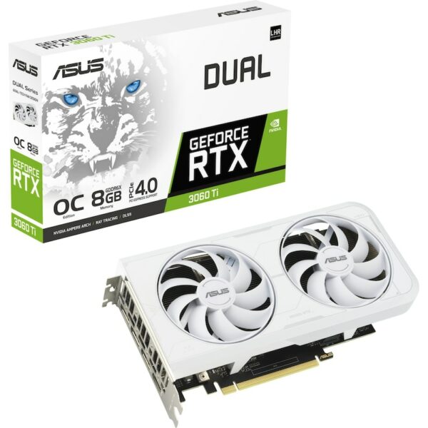 ASUS GeForce RTX 3060Ti Dual OC White Grafikkarte 8GB GDDR6